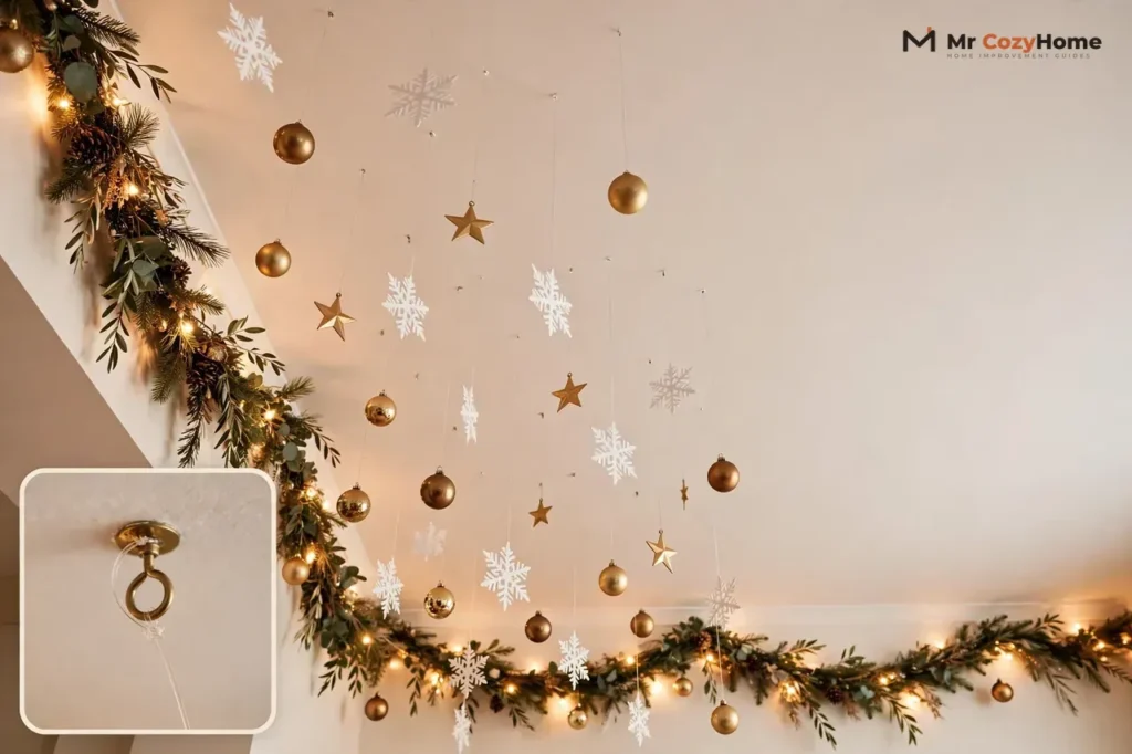 Ceiling Xmas Decor: How to Decorate Your Ceiling for Christmas
