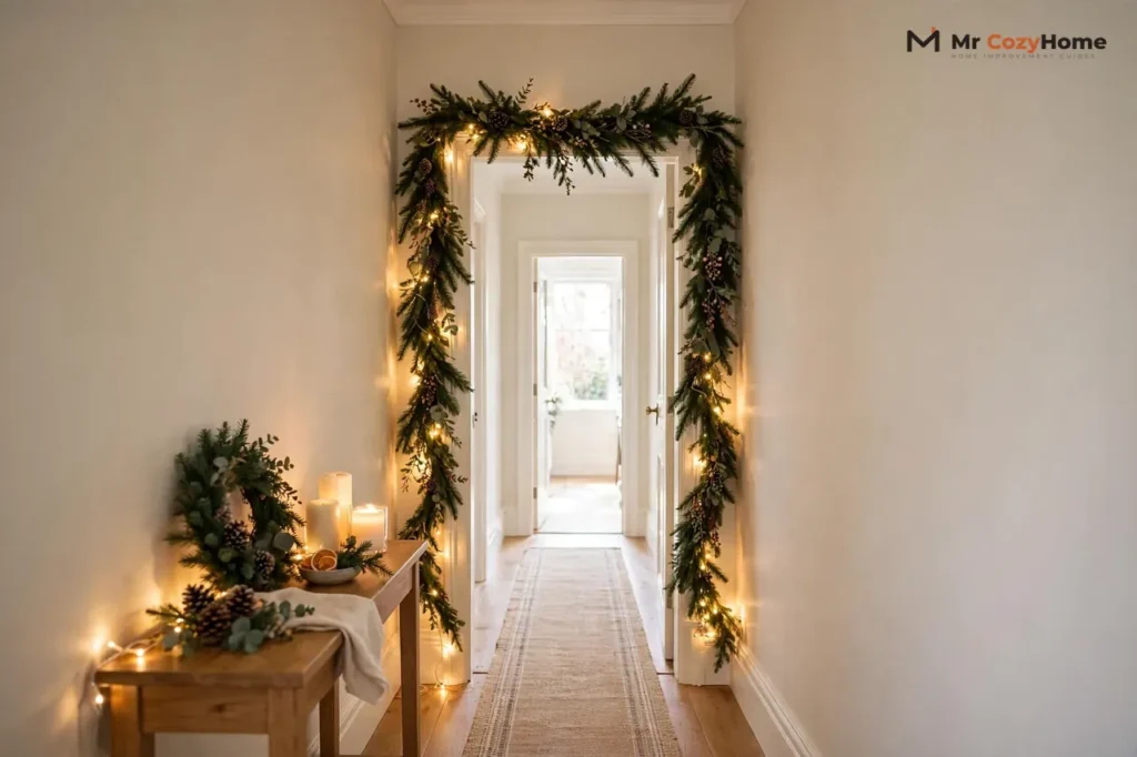 Christmas Decorating Hallway Ideas for Narrow Spaces