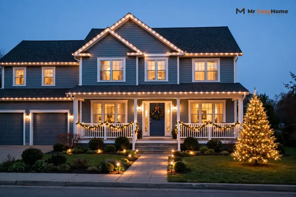 Decorated Xmas Houses: Ideas for a Whole House That Feels Like Christmas