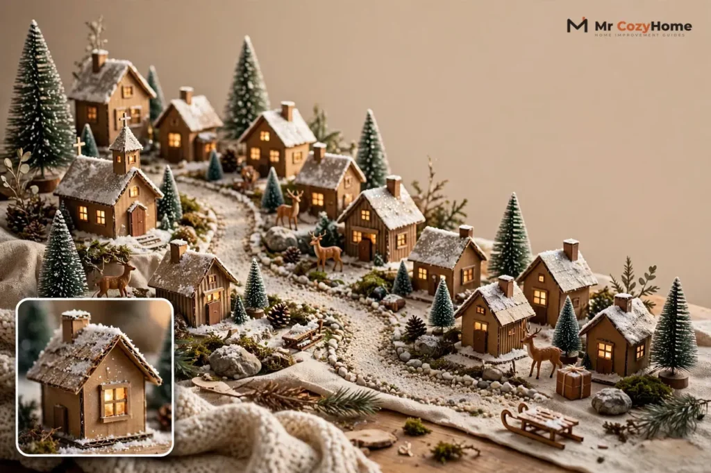DIY Christmas Village: Build Your Own Tiny Winter Town