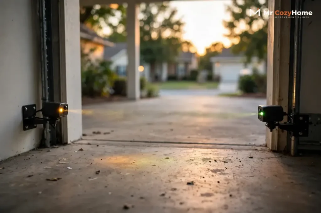 How to Fix a Garage Door Sensor: Read the Lights, Then Fix the Real Cause